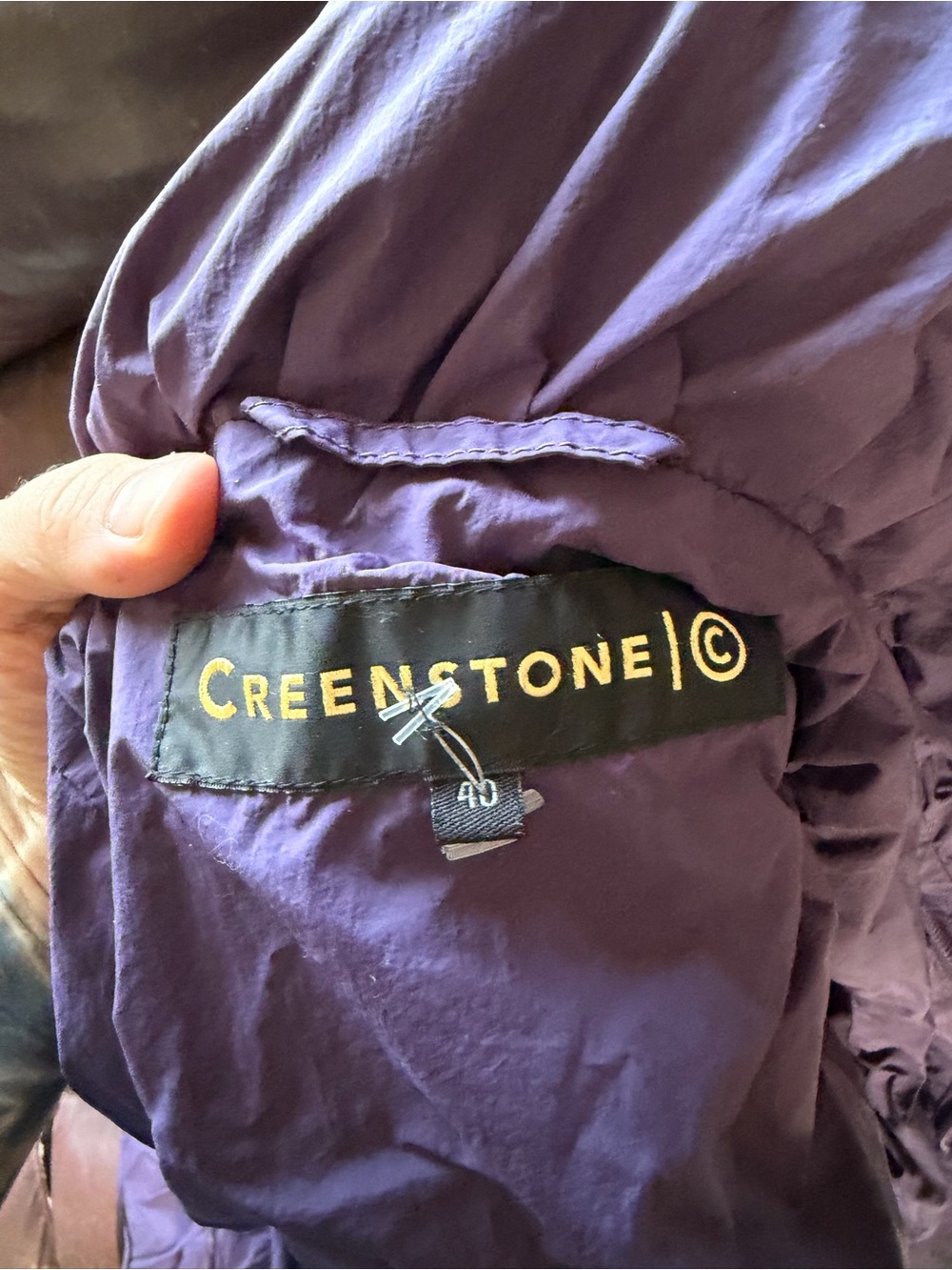 Creenstone Ruffle Spring Rain Coat - Picture 8 of 8